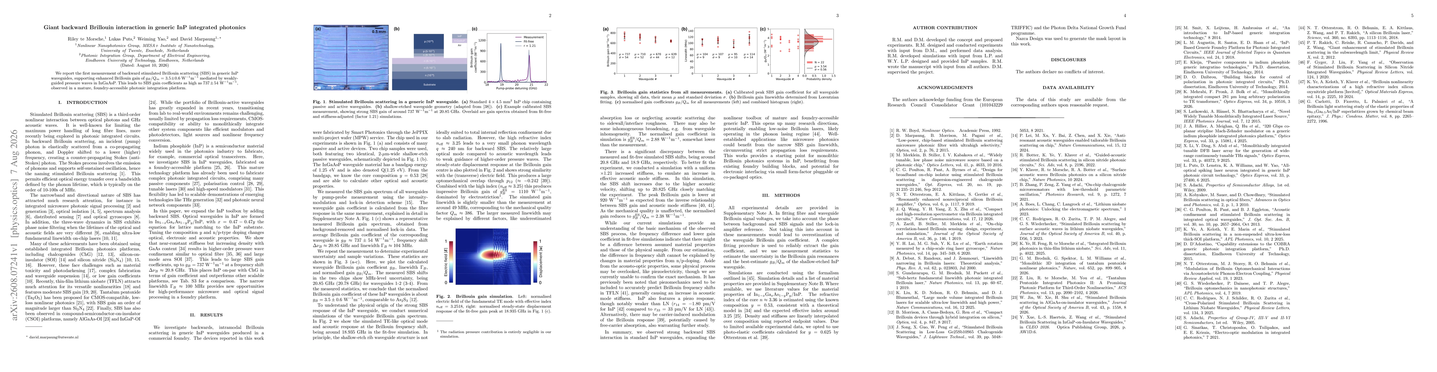 Thumbnail for Giant backward Brillouin interaction in generic InP integrated photonics