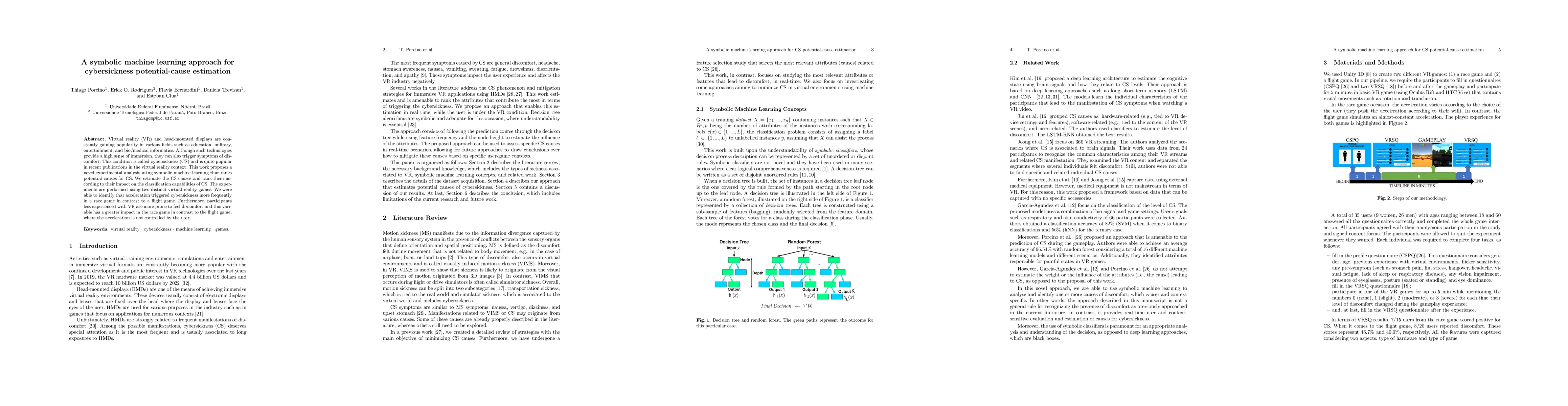 Thumbnail for A Symbolic Machine Learning Approach for Cybersickness Potential-Cause Estimation
