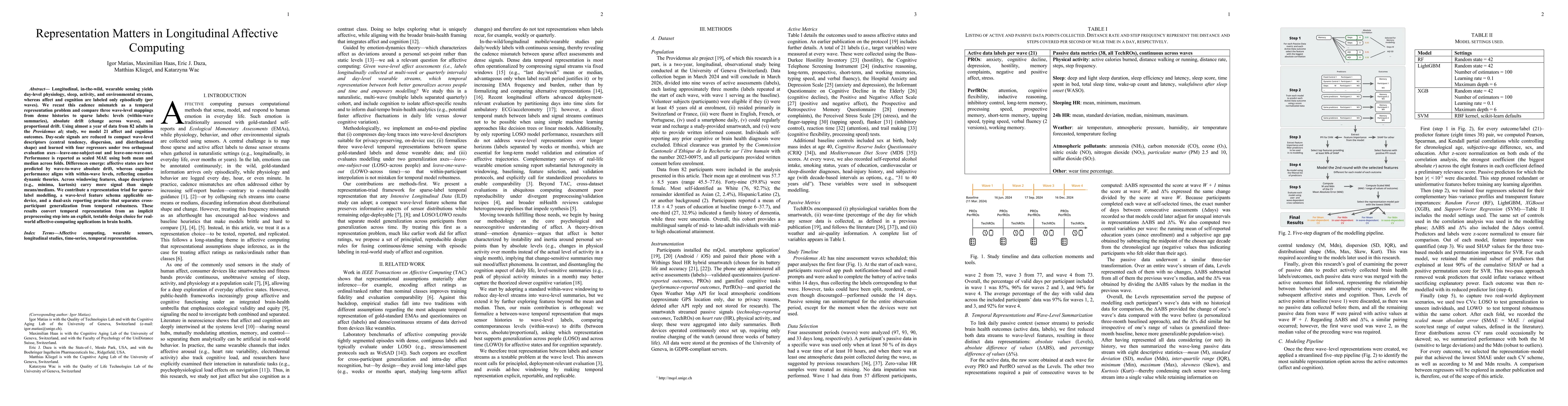Thumbnail for Representation Matters in Longitudinal Affective Computing