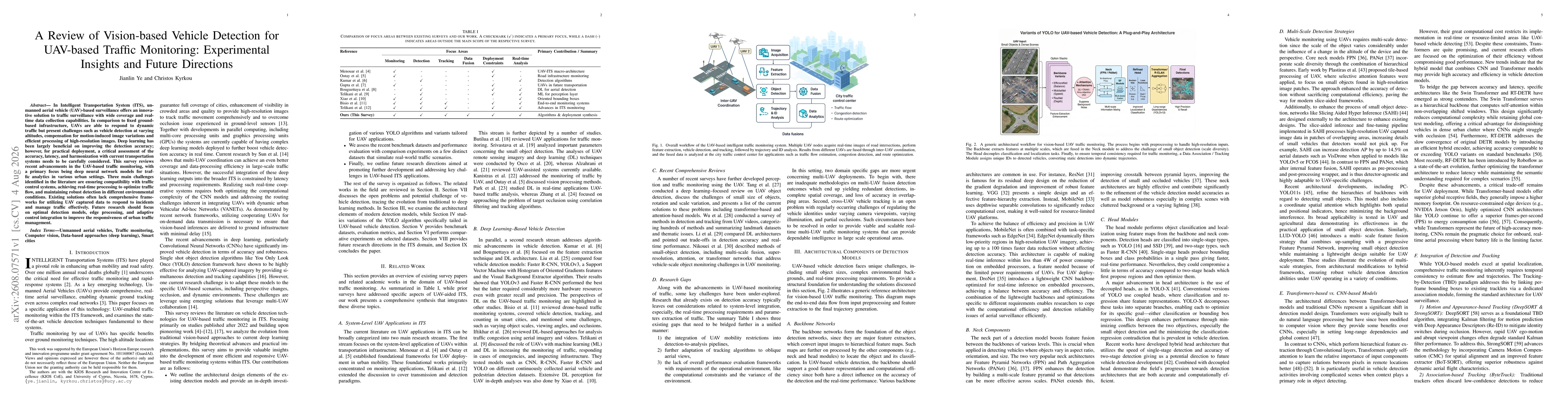 Thumbnail for A Review of Vision-Based Vehicle Detection for UAV-Based Traffic Monitoring: Experimental Insights and Future Directions