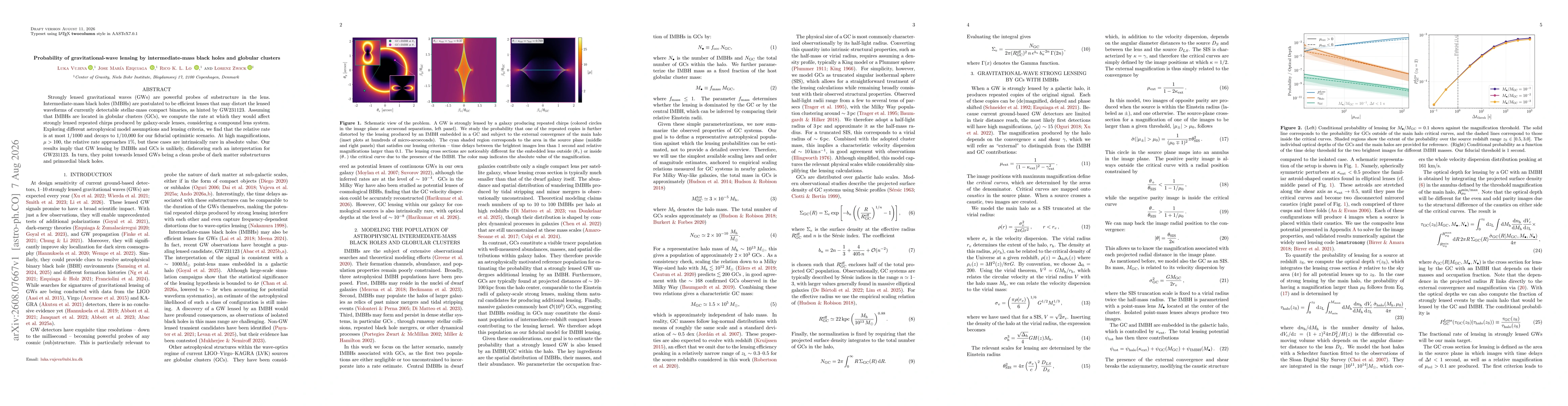 Thumbnail for Probability of gravitational-wave lensing by intermediate-mass black holes and globular clusters