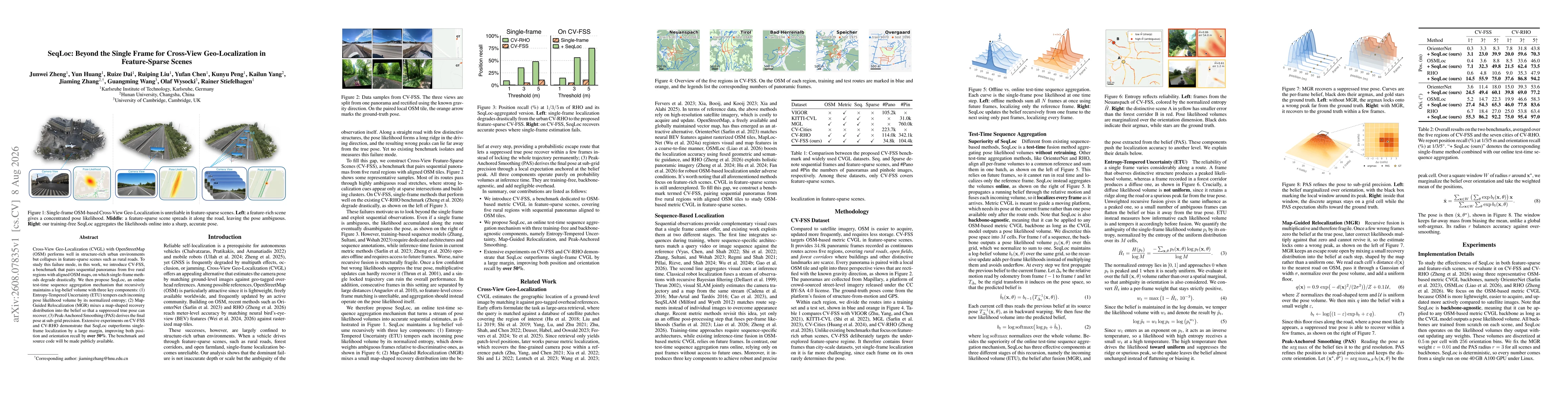 Thumbnail for SeqLoc: Beyond the Single Frame for Cross-View Geo-Localization in Feature-Sparse Scenes