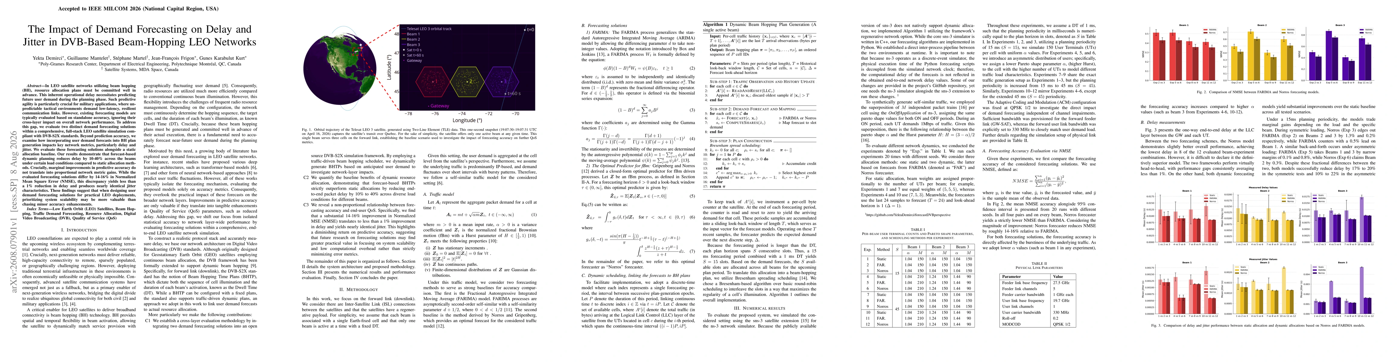 Thumbnail for The Impact of Demand Forecasting on Delay and Jitter in DVB-Based Beam-Hopping LEO Networks