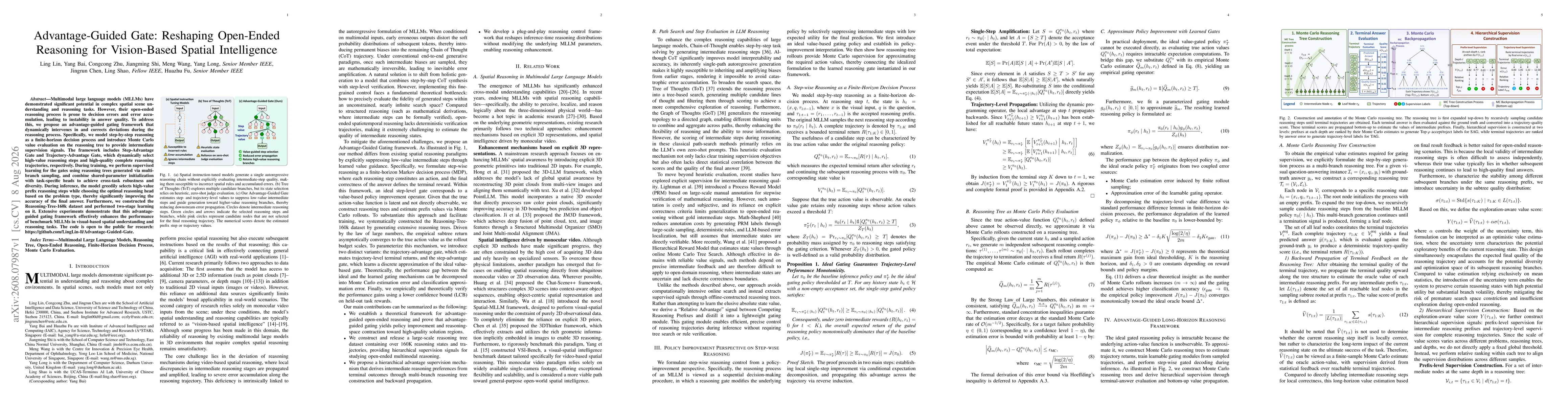 Thumbnail for Advantage-Guided Gate: Reshaping Open-Ended Reasoning for Vision-Based Spatial Intelligence