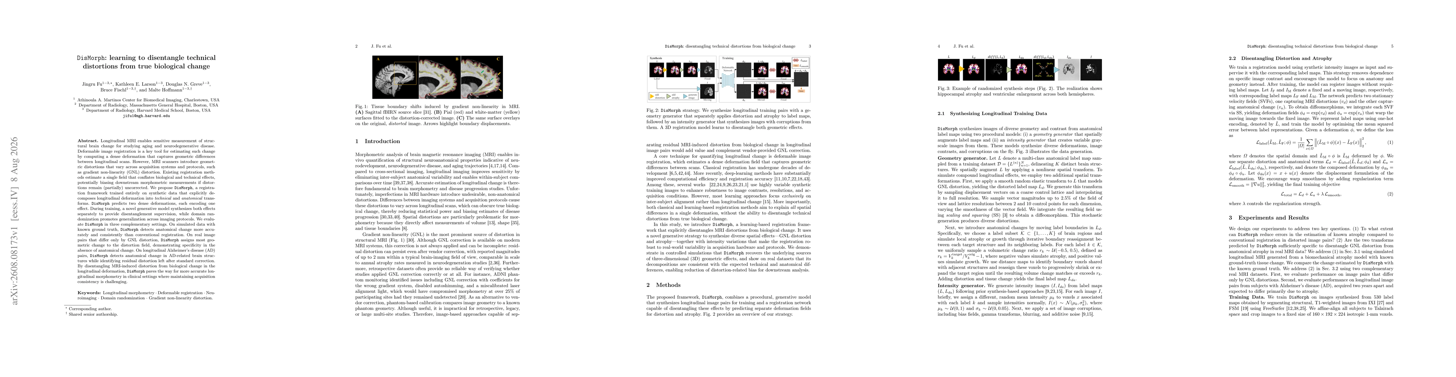 Thumbnail for $\texttt{DisMorph}$: learning to disentangle technical distortions from true biological change