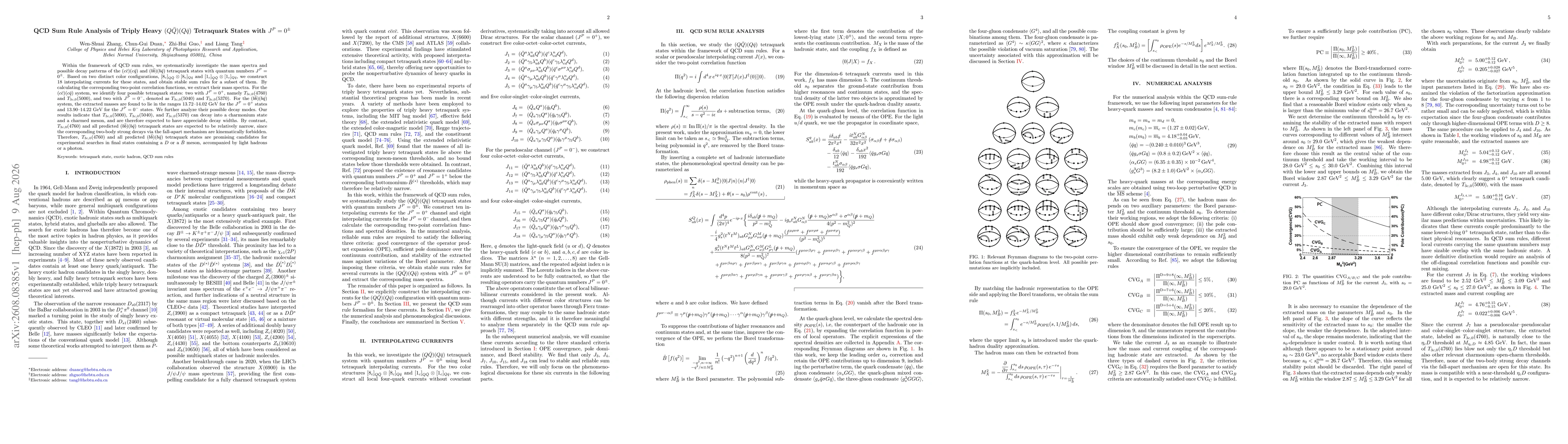 Thumbnail for QCD Sum Rule Analysis of Triply Heavy $(Q\bar{Q})(Q\bar{q})$ Tetraquark States with $J^P=0^{\pm}$