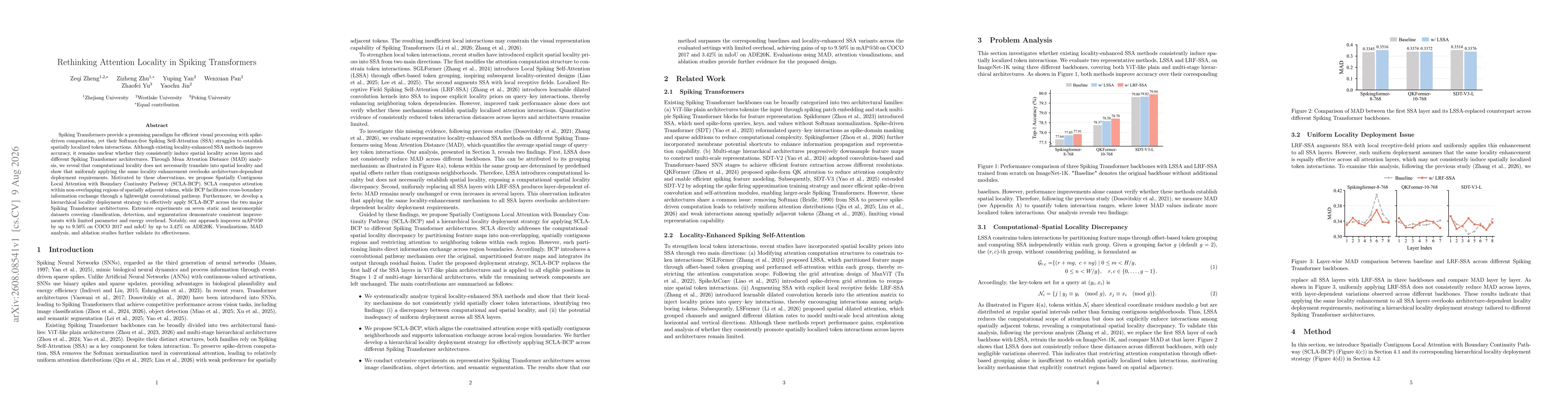 Thumbnail for Rethinking Attention Locality in Spiking Transformers