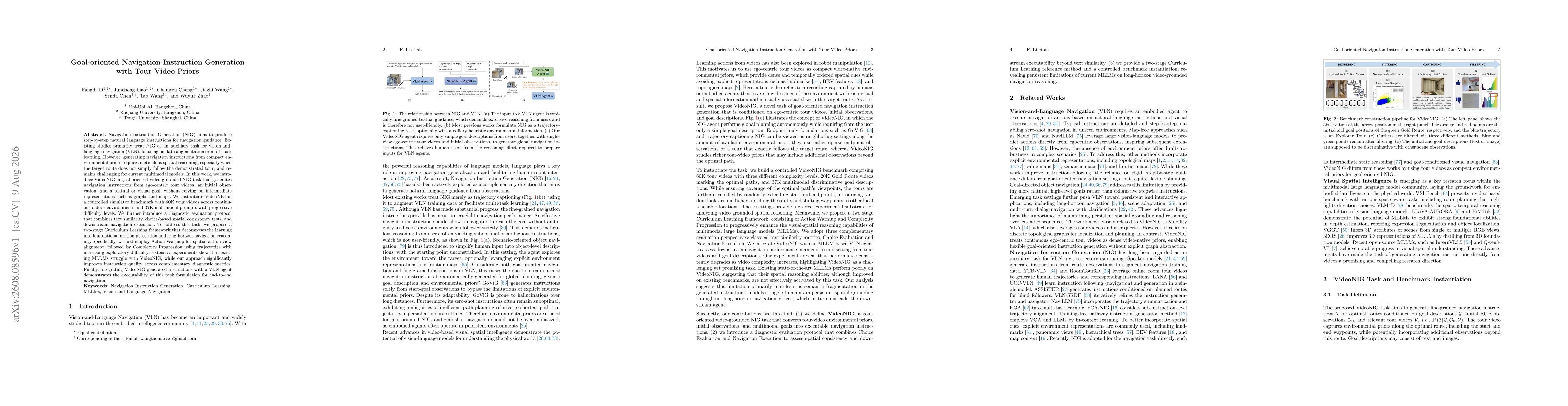 Thumbnail for Goal-oriented Navigation Instruction Generation with Tour Video Priors