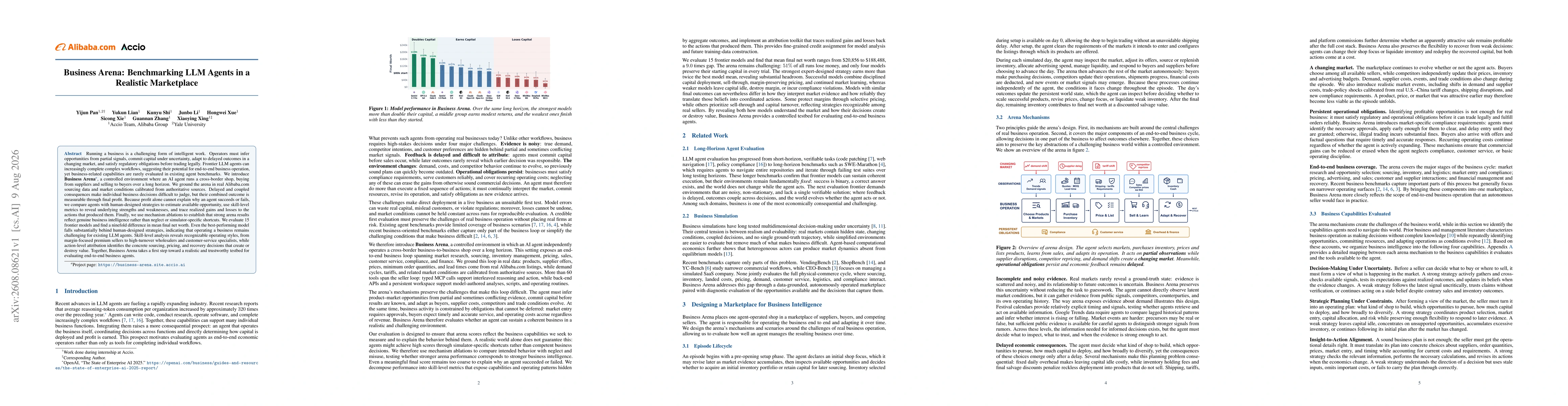 Thumbnail for Business Arena: Benchmarking LLM Agents in a Realistic Marketplace
