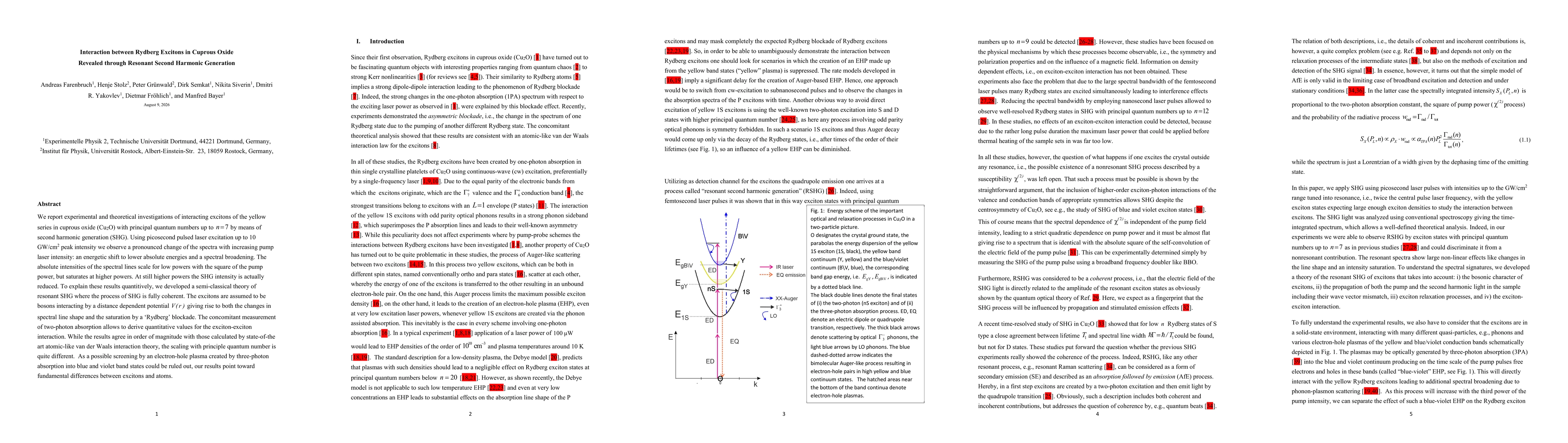Thumbnail for Interaction between Rydberg Excitons in Cuprous Oxide Revealed through Resonant Second Harmonic Generation