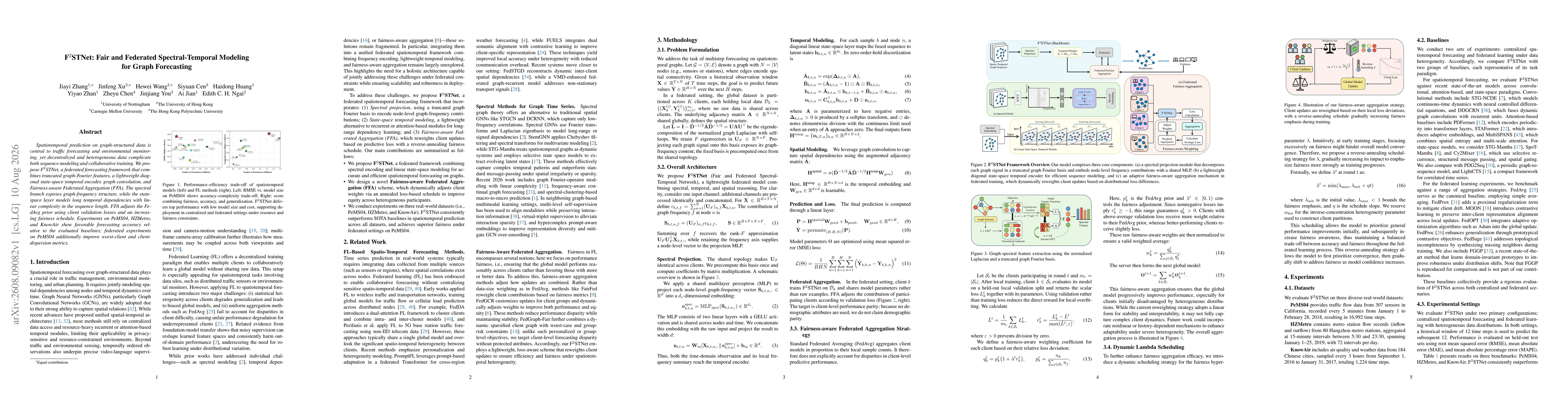 Thumbnail for F2STNet: Fair and Federated Spectral-Temporal Modeling for Graph Forecasting
