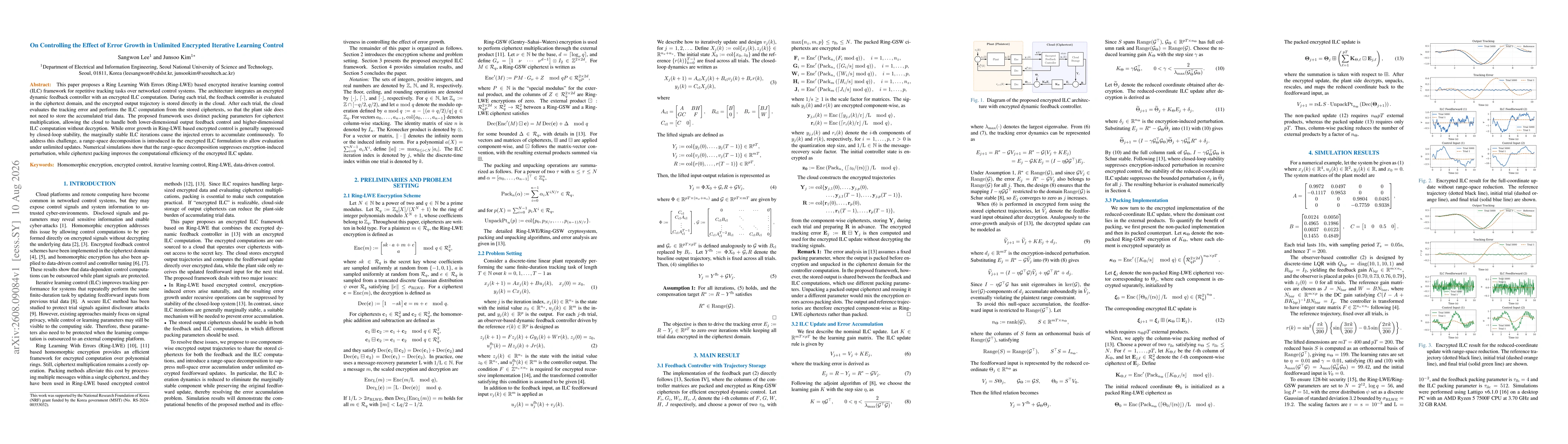 Thumbnail for On Controlling the Effect of Error Growth in Unlimited Encrypted Iterative Learning Control