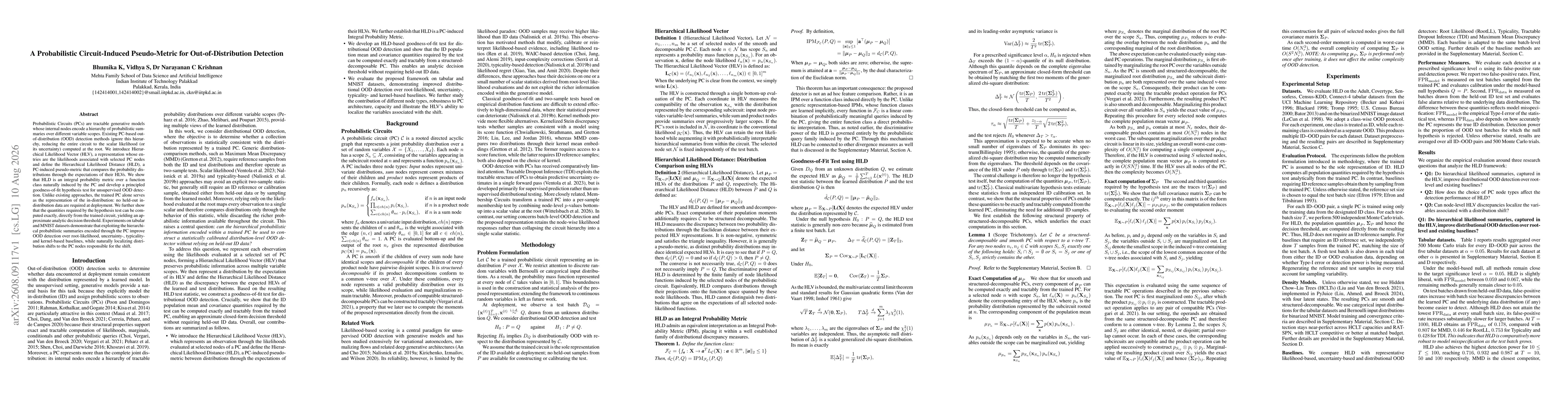 Thumbnail for A Probabilistic Circuit-Induced Pseudo-Metric for Out-of-Distribution Detection