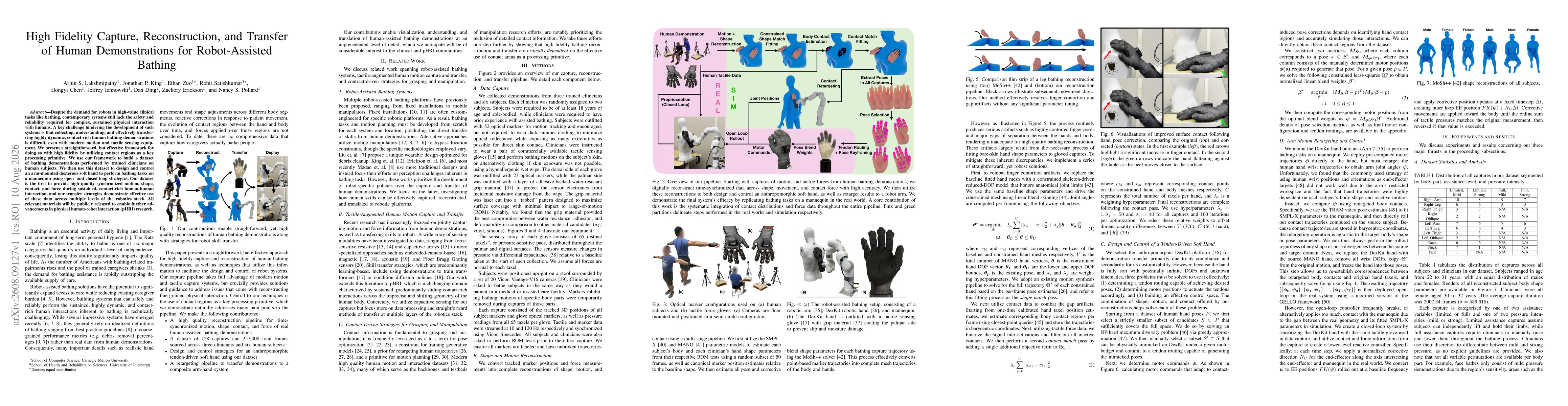 Thumbnail for High Fidelity Capture, Reconstruction, and Transfer of Human Demonstrations for Robot-Assisted Bathing