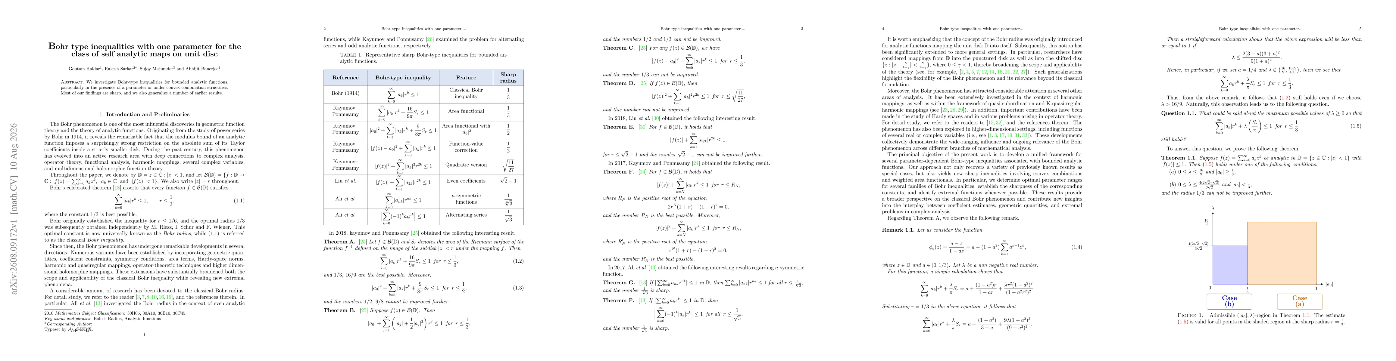 Thumbnail for Bohr type inequalities with one parameter for the class of self analytic maps on unit disc