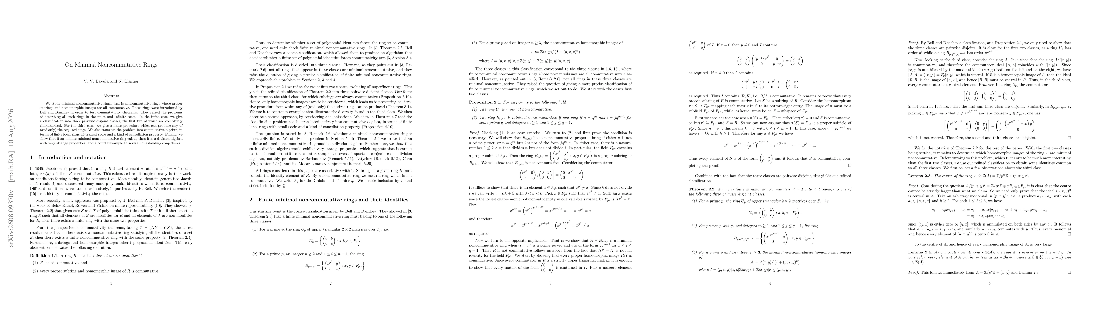 Thumbnail for On minimal noncommutative rings