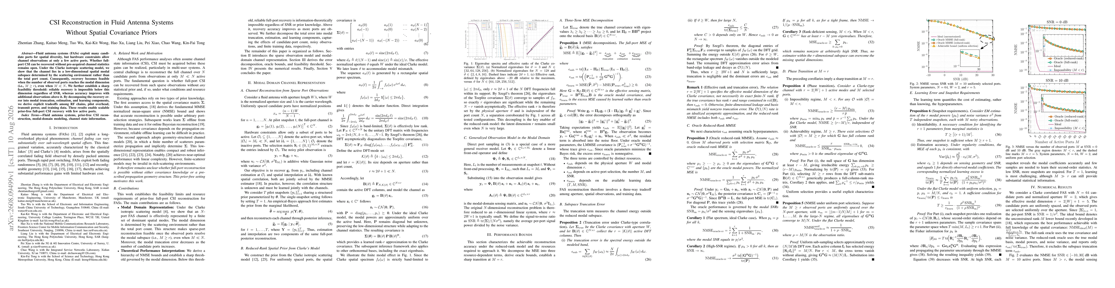 Thumbnail for CSI Reconstruction in Fluid Antenna Systems Without Spatial Covariance Priors