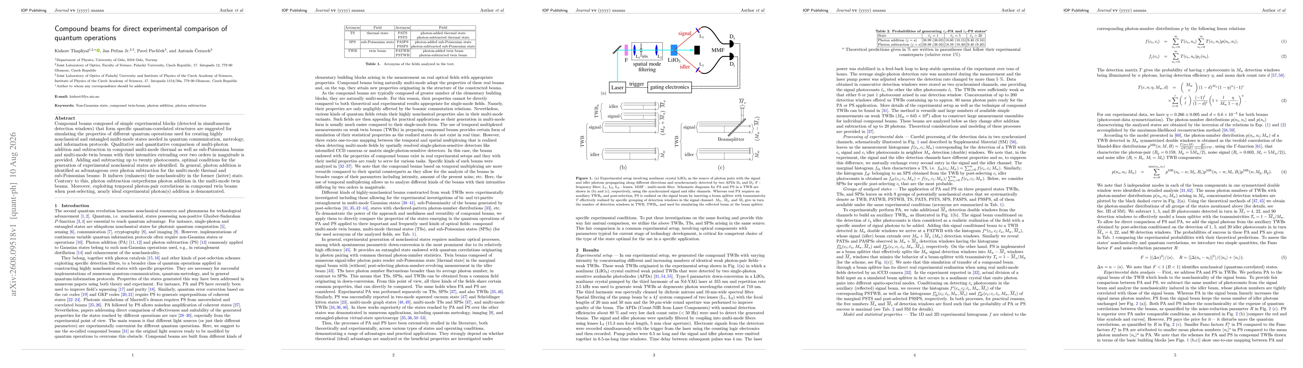 Thumbnail for Compound beams for direct experimental comparison of quantum operations