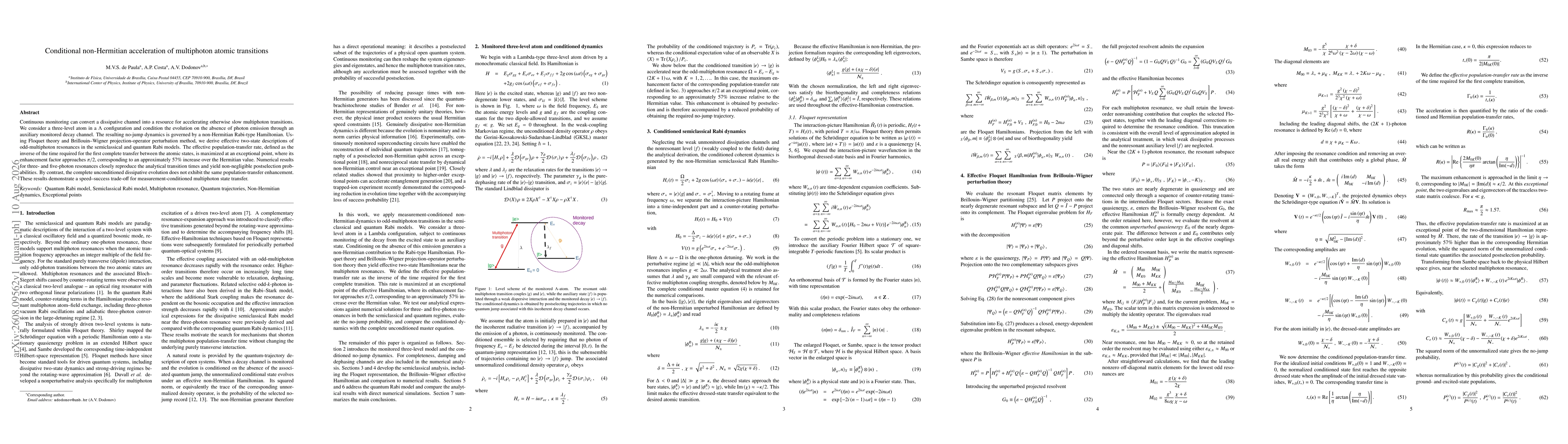 Thumbnail for Conditional non-Hermitian acceleration of multiphoton atomic transitions