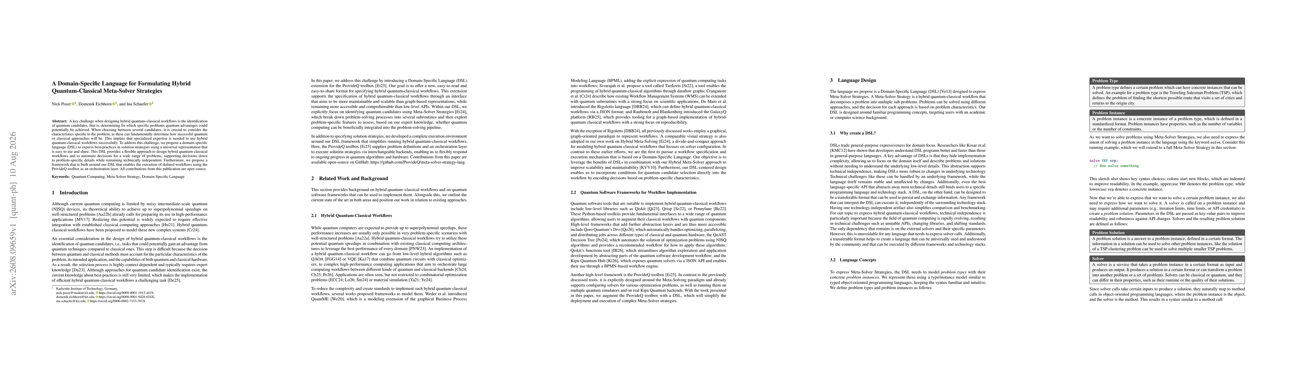 Thumbnail for A Domain-Specific Language for Formulating Hybrid Quantum-Classical Meta-Solver Strategies