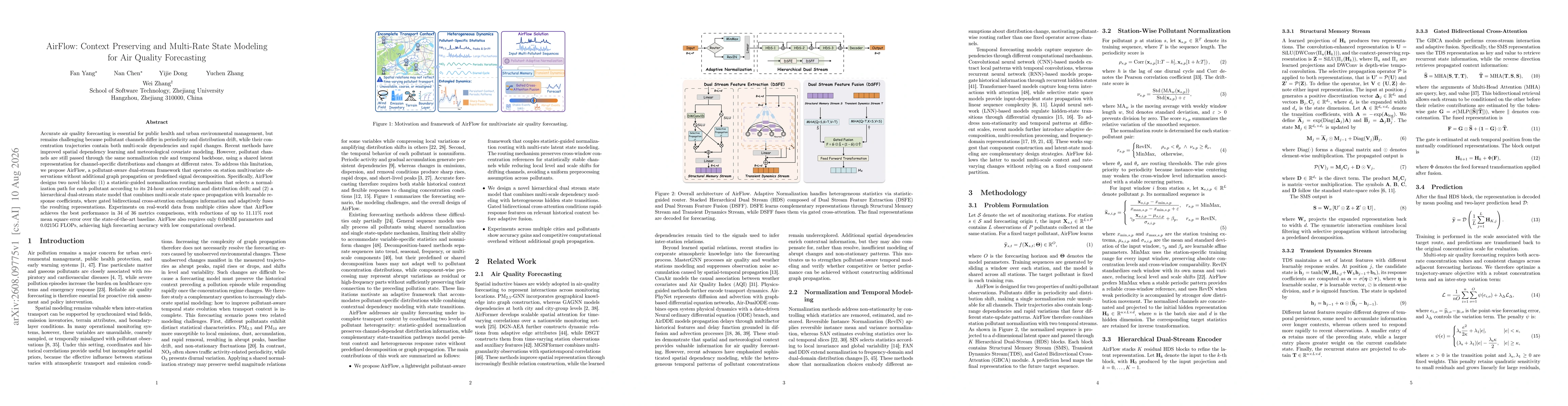 Thumbnail for AirFlow: Context Preserving and Multi-Rate State Modeling for Air Quality Forecasting