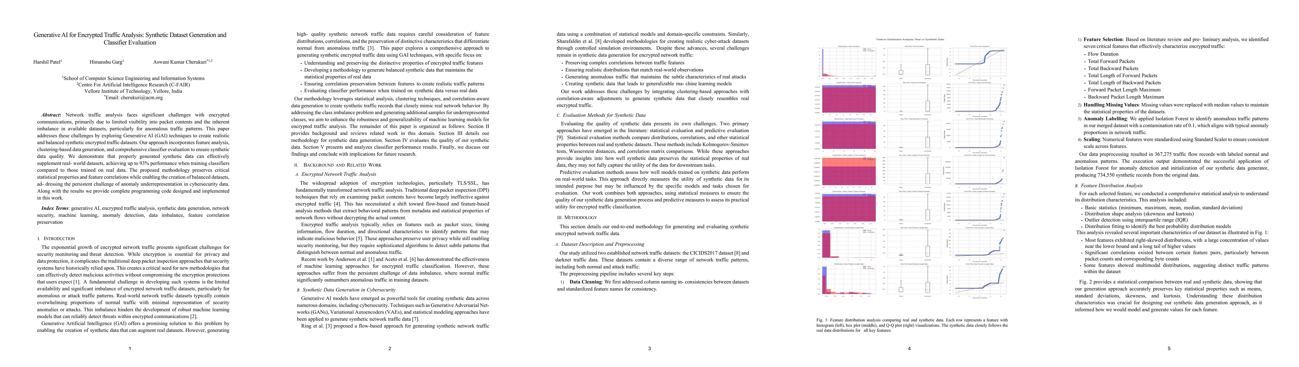 Thumbnail for Generative AI for Encrypted Traffic Analysis: Synthetic Dataset Generation and Classifier Evaluation