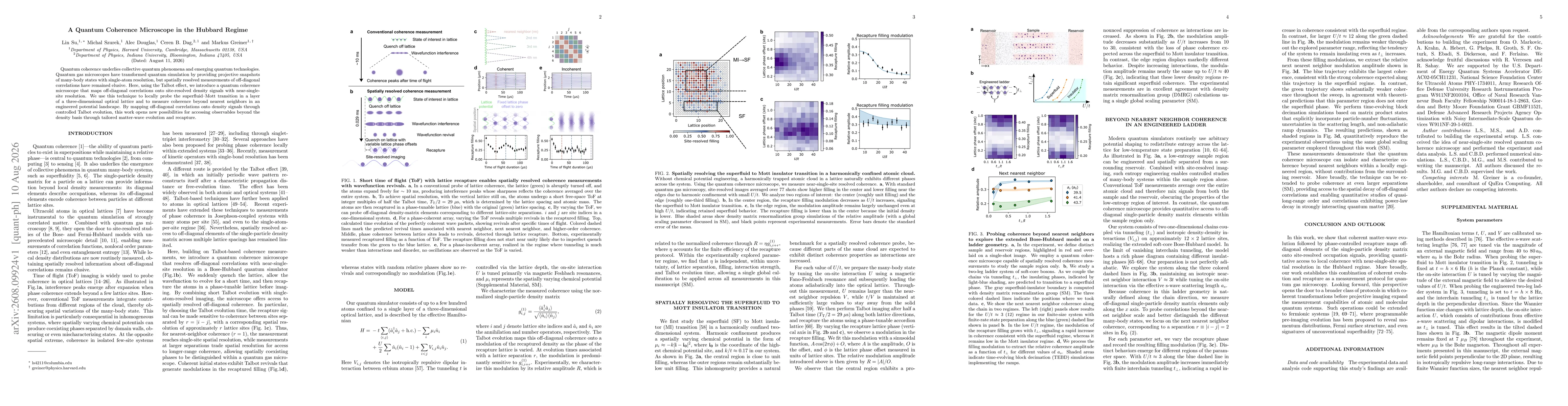 Thumbnail for A Quantum Coherence Microscope in the Hubbard Regime