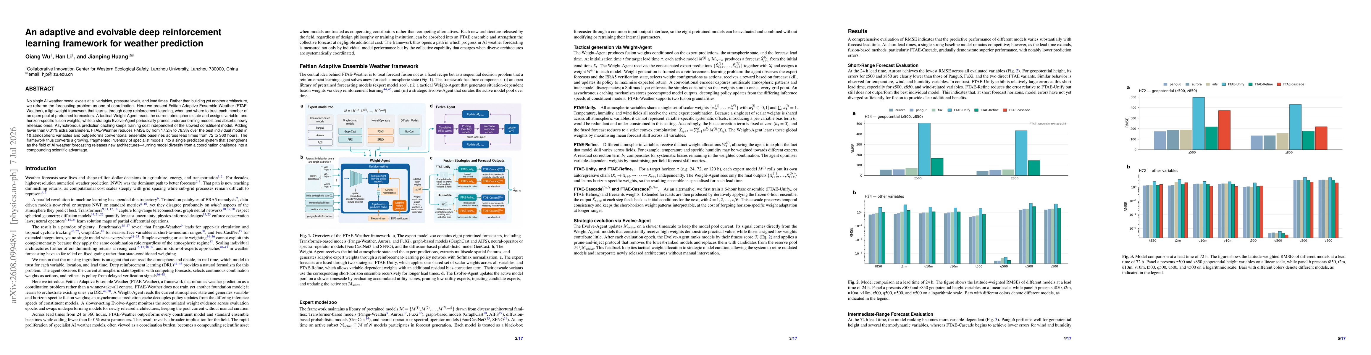 Thumbnail for An adaptive and evolvable deep reinforcement learning framework for weather prediction
