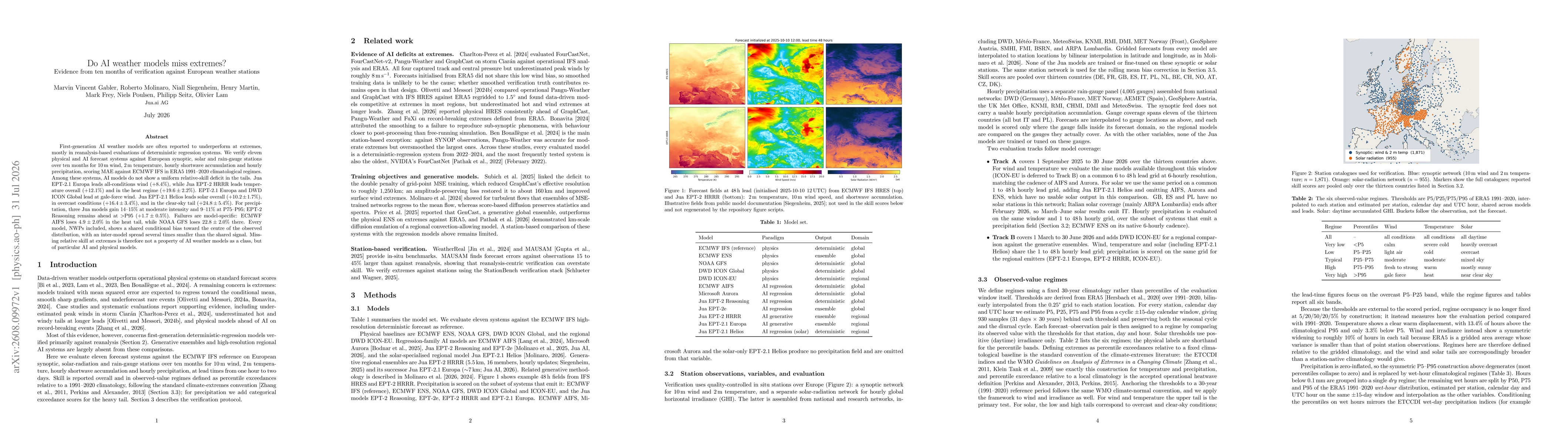 Thumbnail for Do AI weather models miss extremes?