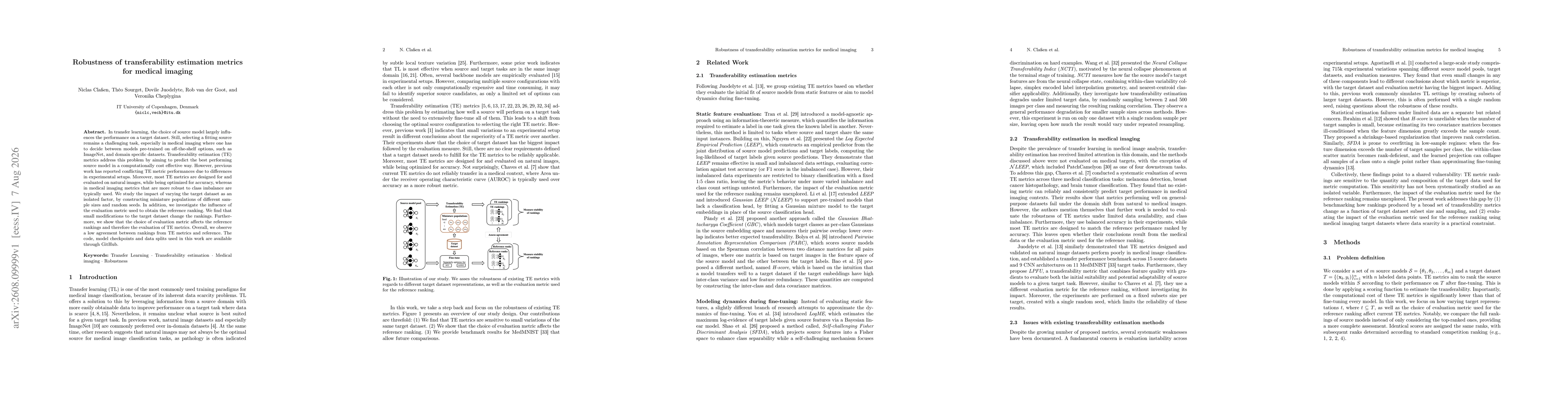 Thumbnail for Robustness of transferability estimation metrics for medical imaging