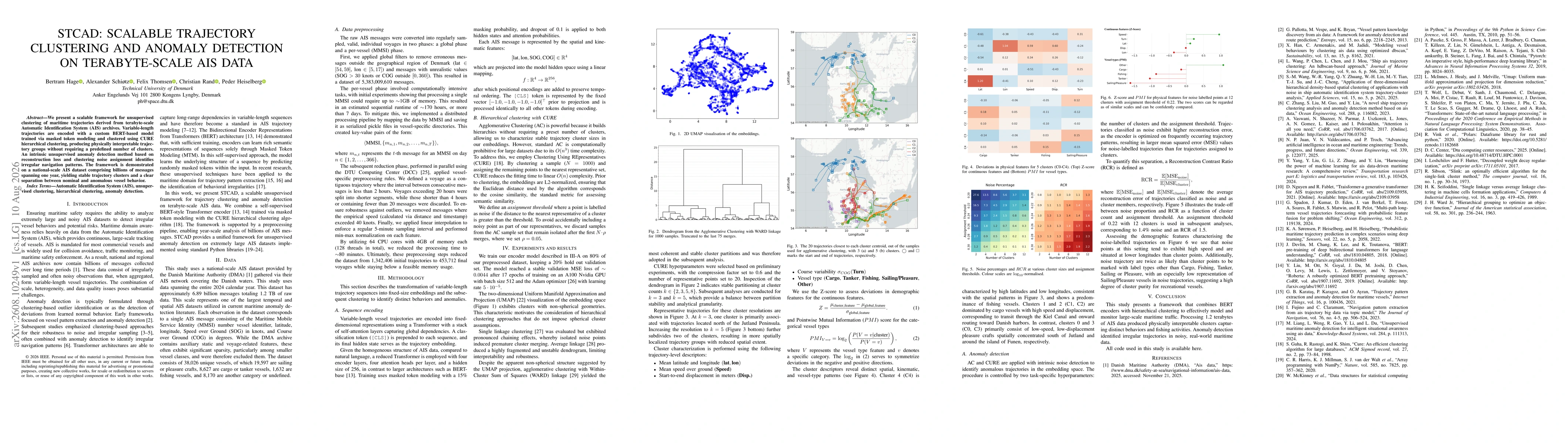 Thumbnail for STCAD: Scalable Trajectory Clustering and Anomaly Detection on Terabyte-Scale AIS Data