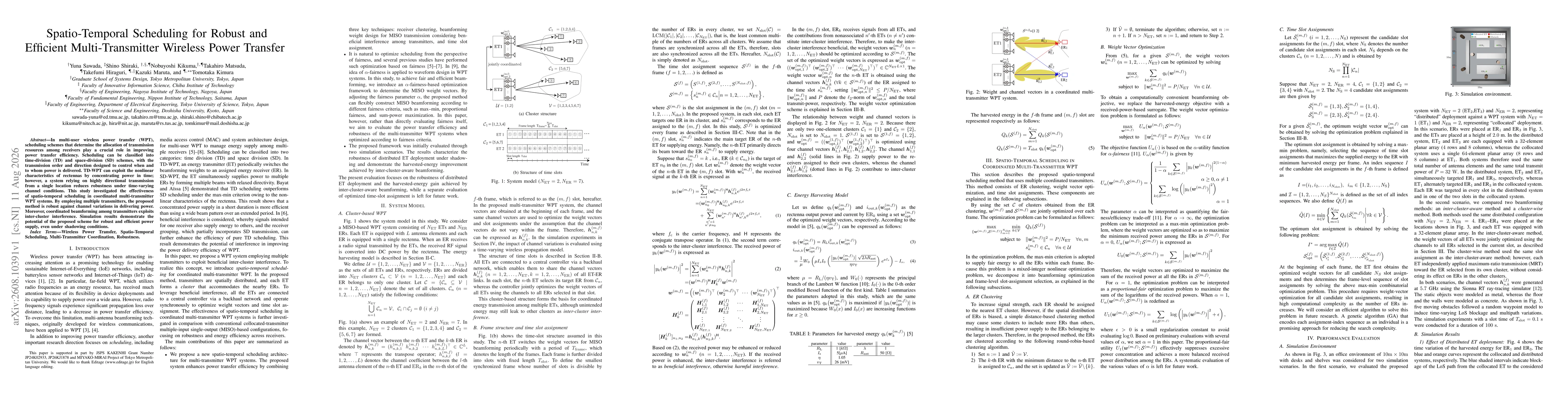 Thumbnail for Spatio-Temporal Scheduling for Robust and Efficient Multi-Transmitter Wireless Power Transfer