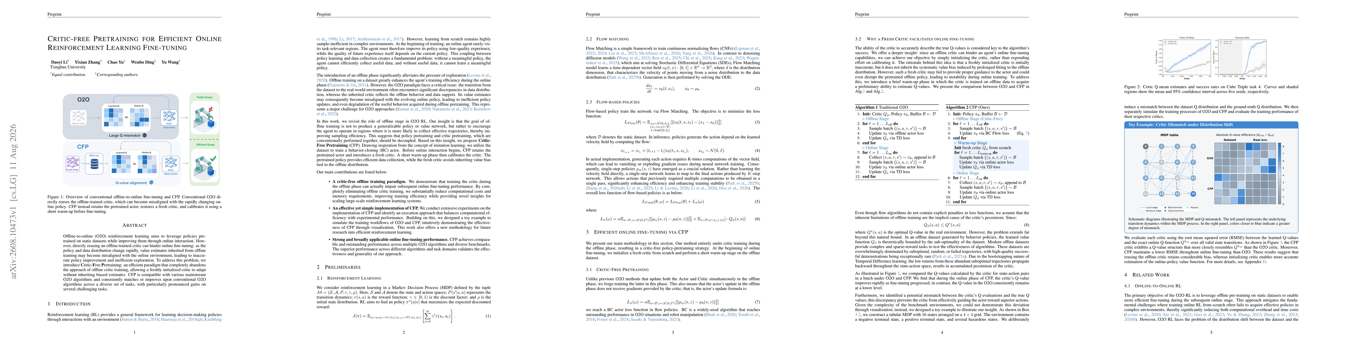 Thumbnail for Critic-Free Pretraining for Efficient Online Reinforcement Learning Fine-Tuning