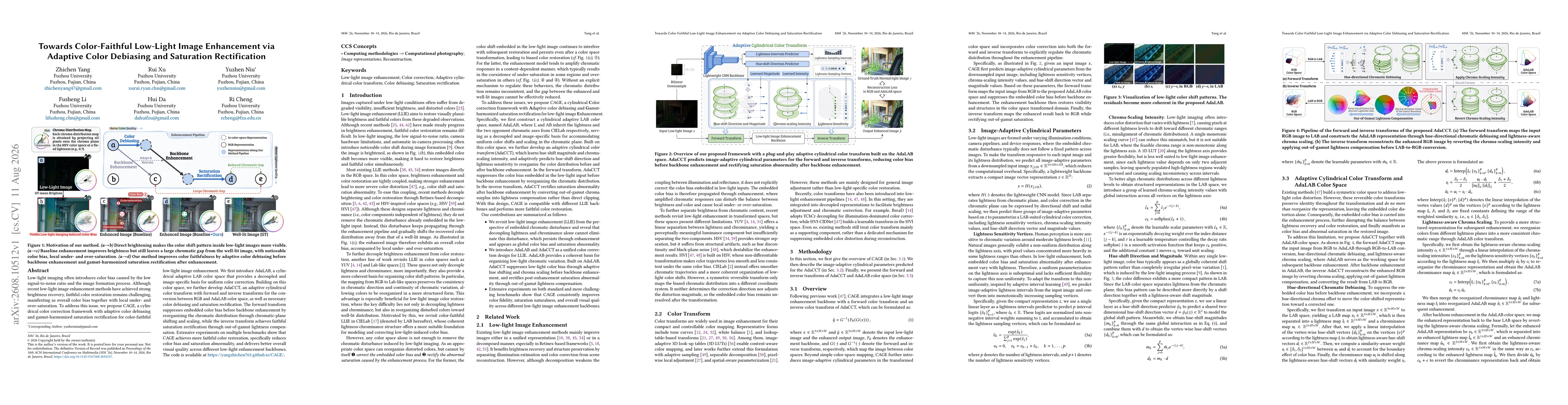 Thumbnail for Towards Color-Faithful Low-Light Image Enhancement via Adaptive Color Debiasing and Saturation Rectification