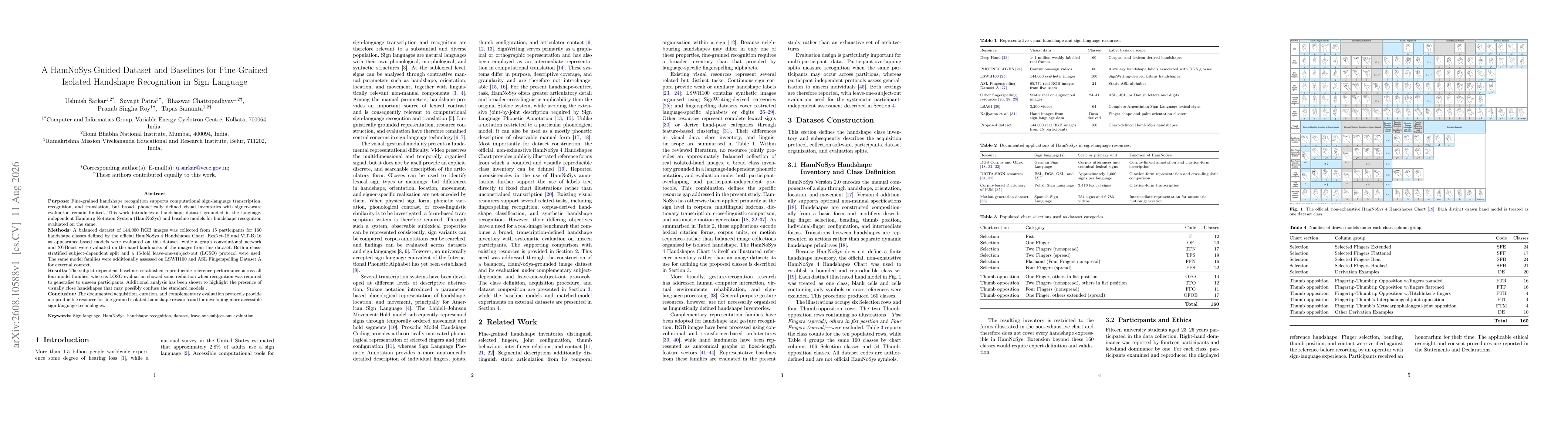 Thumbnail for A HamNoSys-Guided Dataset and Baselines for Fine-Grained Isolated Handshape Recognition in Sign Language