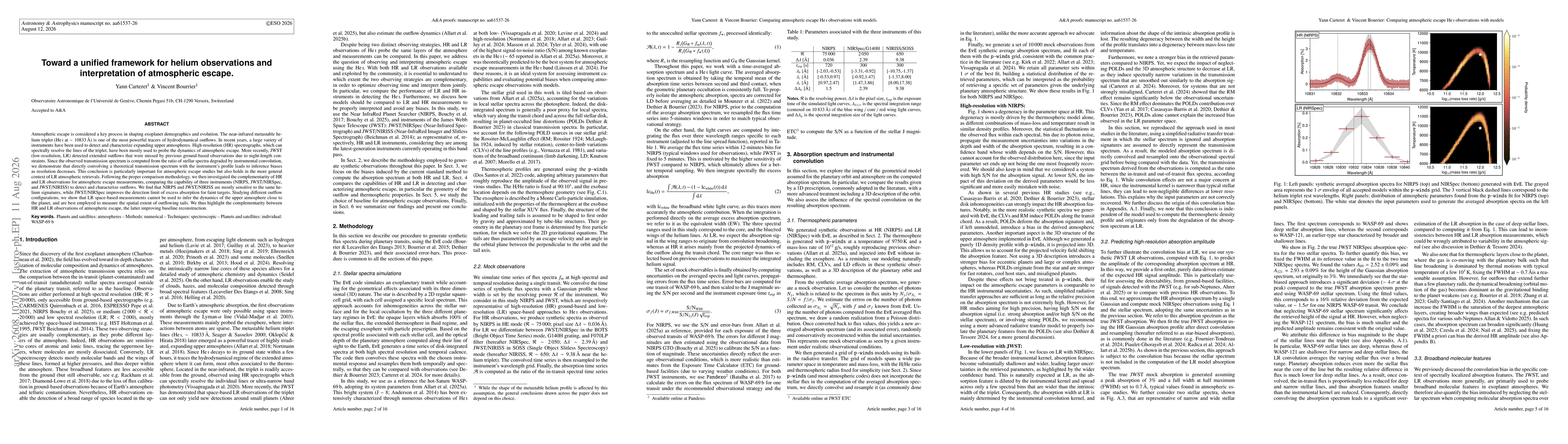 Thumbnail for Toward a unified framework for helium observations and interpretation of atmospheric escape