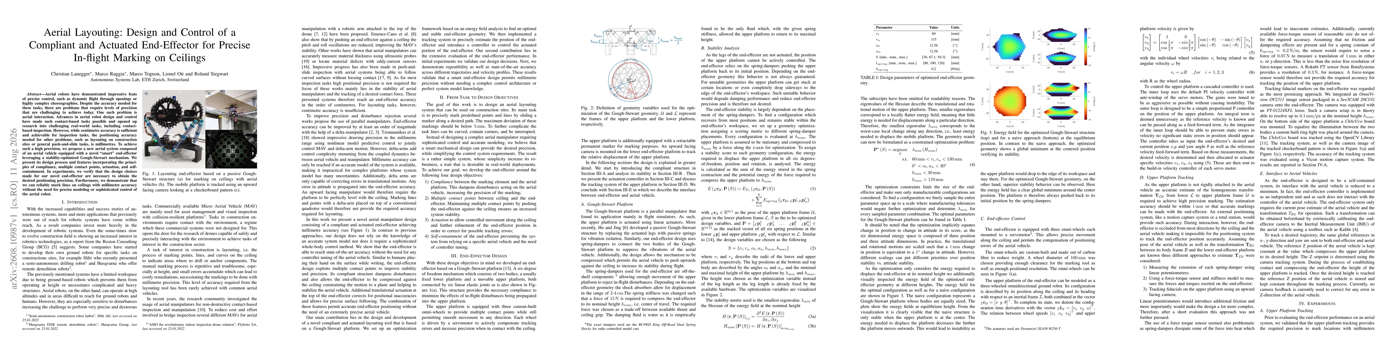 Thumbnail for Aerial Layouting: Design and Control of a Compliant and Actuated End-Effector for Precise In-flight Marking on Ceilings