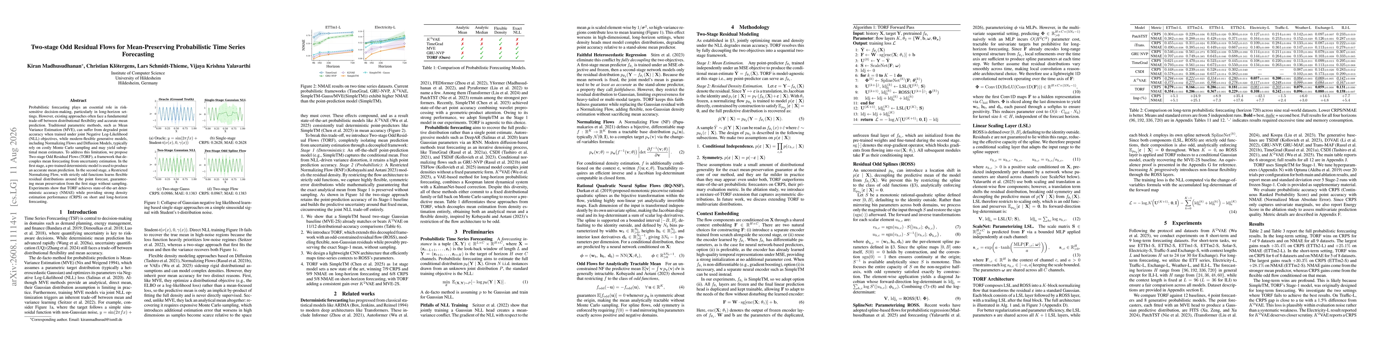 Thumbnail for Two-stage Odd Residual Flows for Mean-Preserving Probabilistic Time Series Forecasting