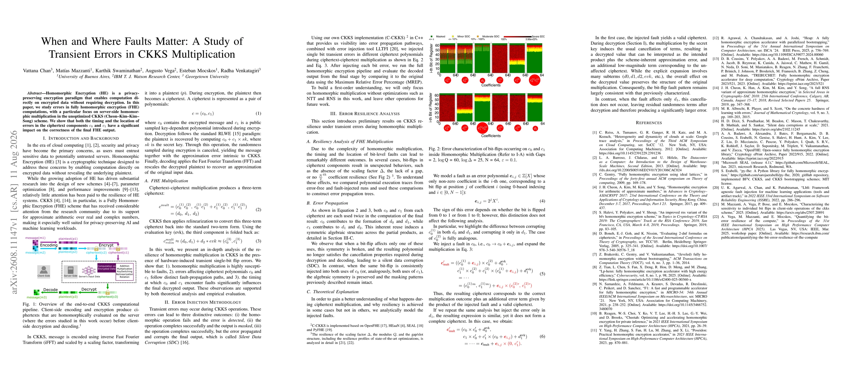 Thumbnail for When and Where Faults Matter: A Study of Transient Errors in CKKS Multiplication