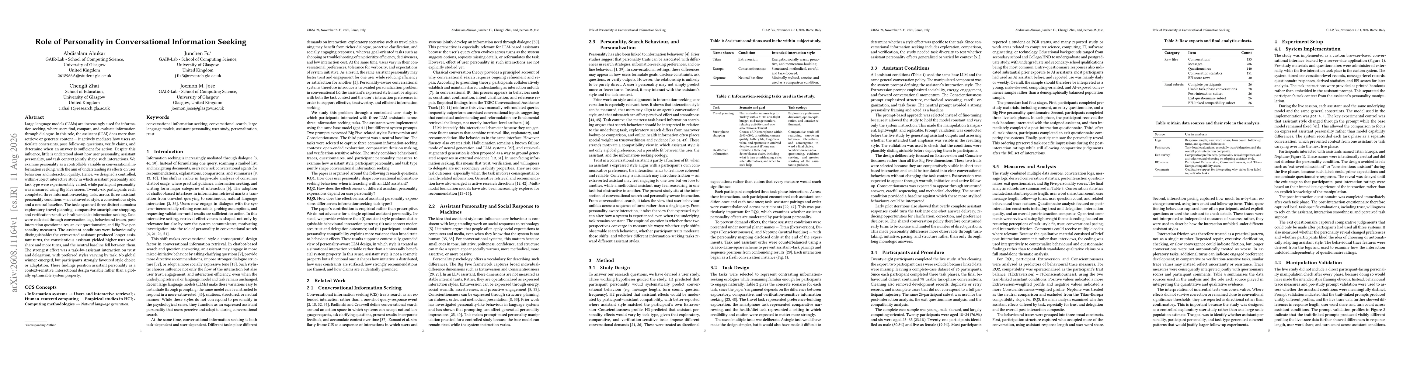Thumbnail for Role of Personality in Conversational Information Seeking