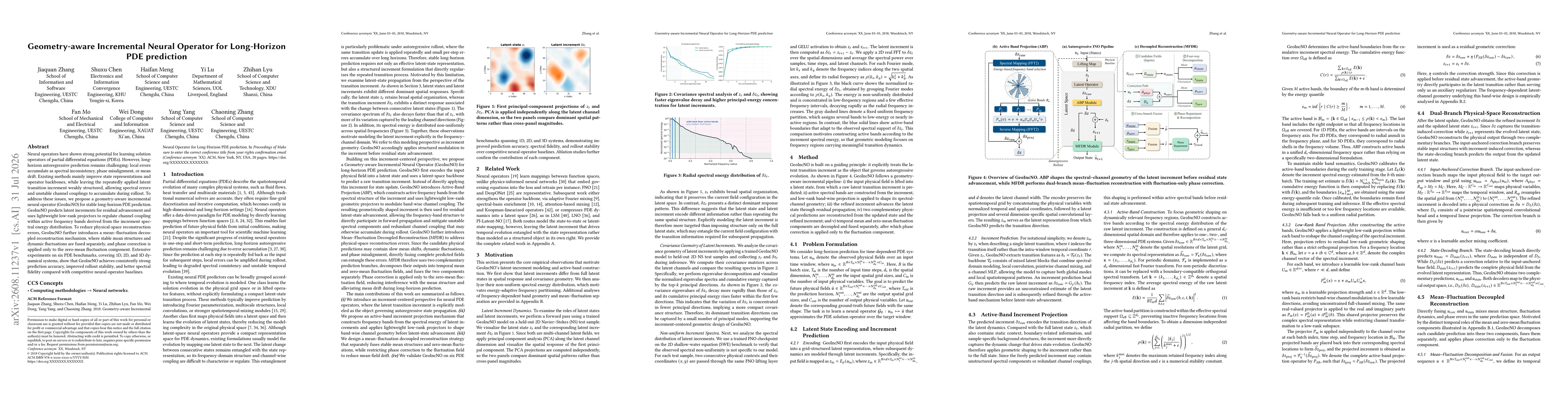 Thumbnail for Geometry-aware Incremental Neural Operator for Long-Horizon PDE prediction