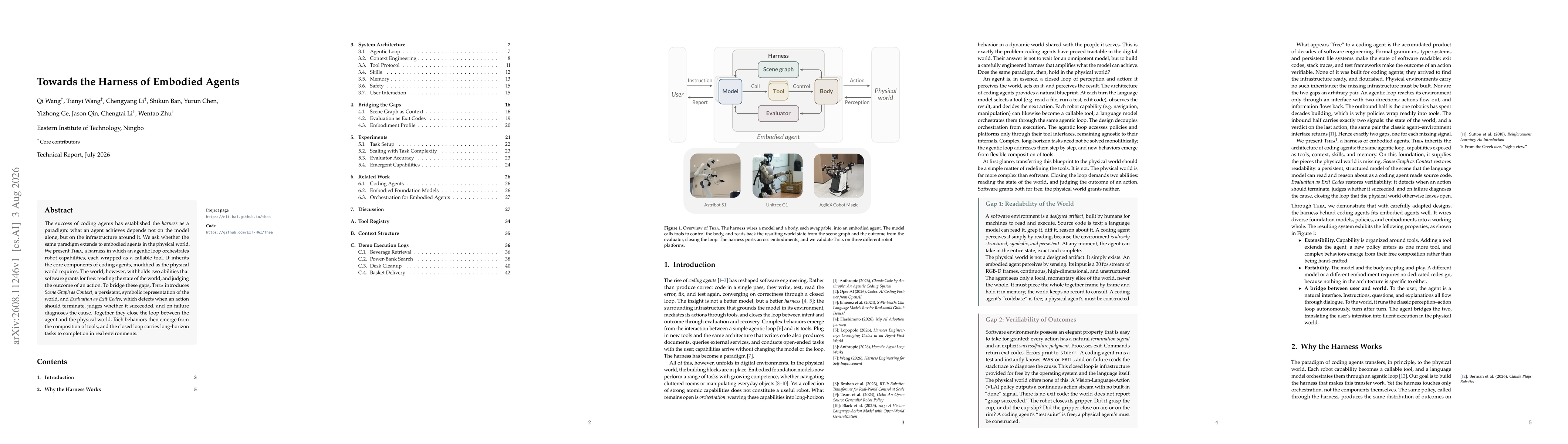 Thumbnail for Towards the Harness of Embodied Agents