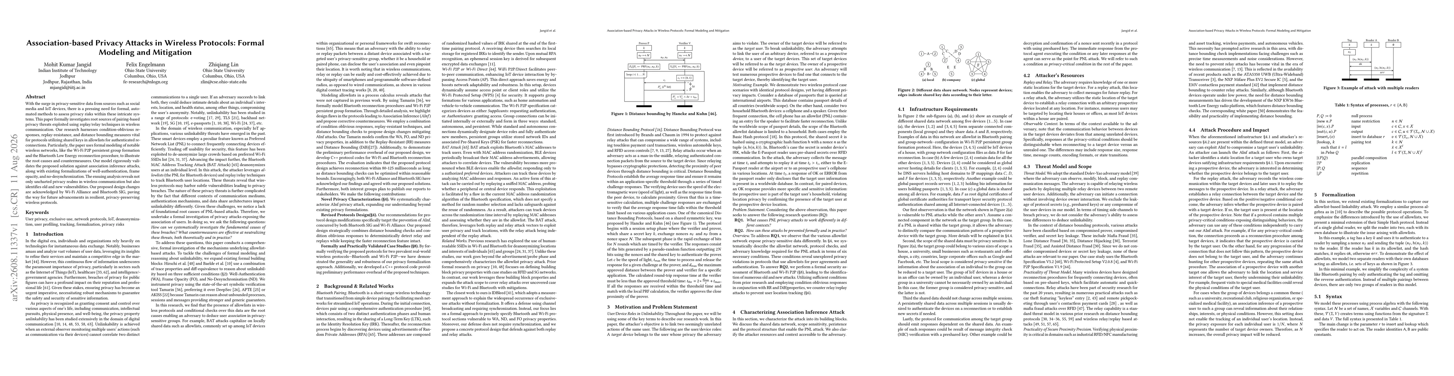 Thumbnail for Association-based Privacy Attacks in Wireless Protocols: Formal Modeling and Mitigation