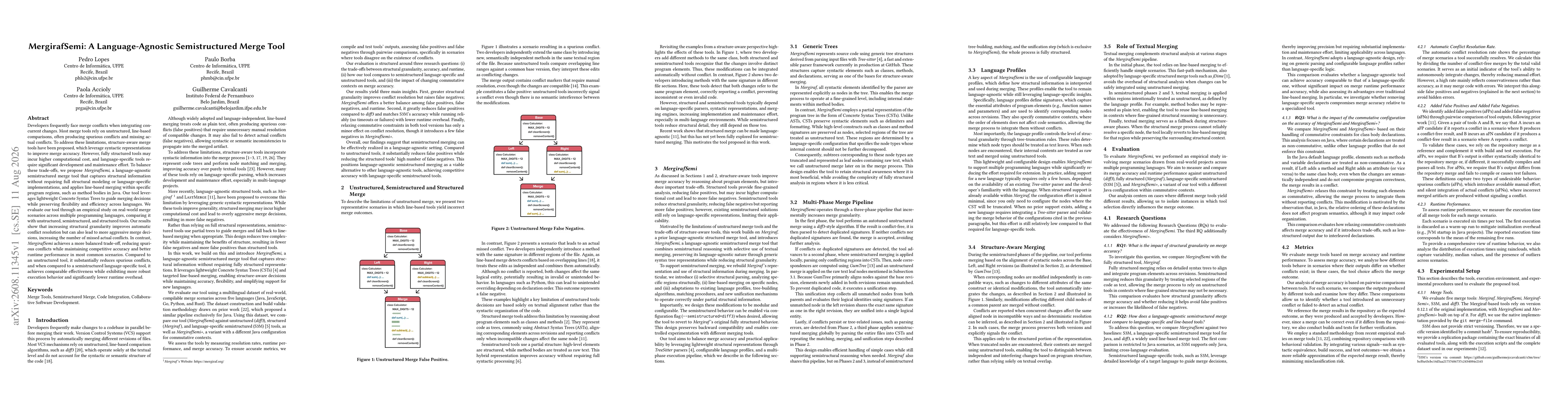 Thumbnail for MergirafSemi: A Language-Agnostic Semistructured Merge Tool