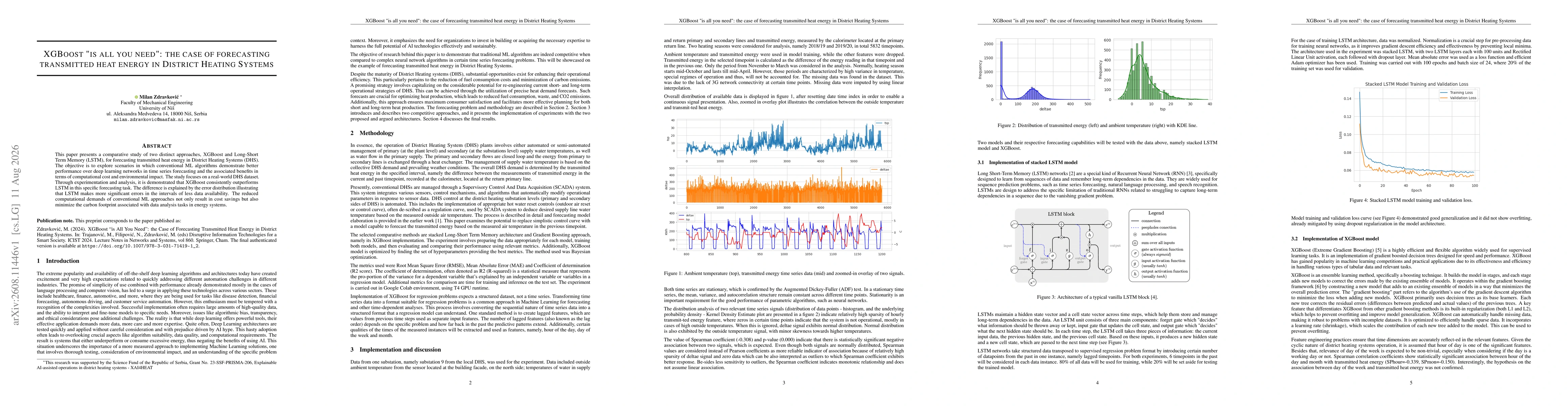 Thumbnail for XGBoost "is all you need": the case of forecasting transmitted heat energy in District Heating Systems