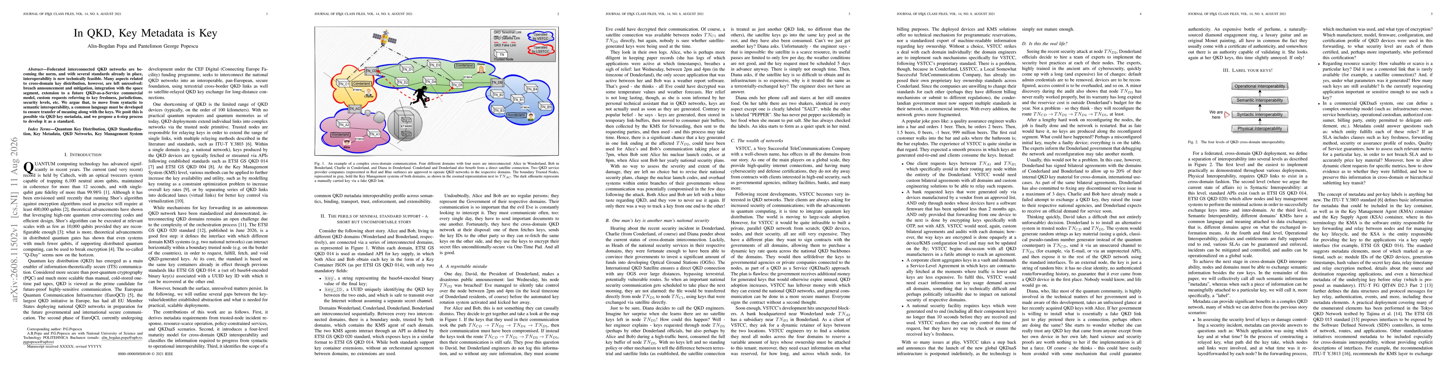 Thumbnail for In QKD, Key Metadata is Key