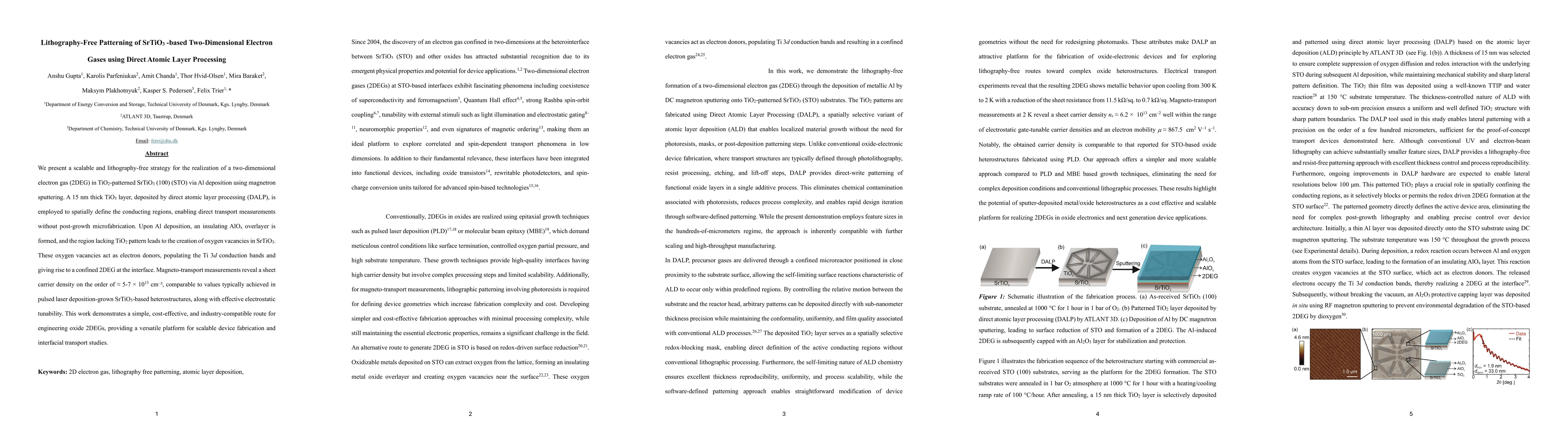 Thumbnail for Lithography-free patterning of SrTiO$_3$-based two-dimensional electron gases using direct atomic layer processing