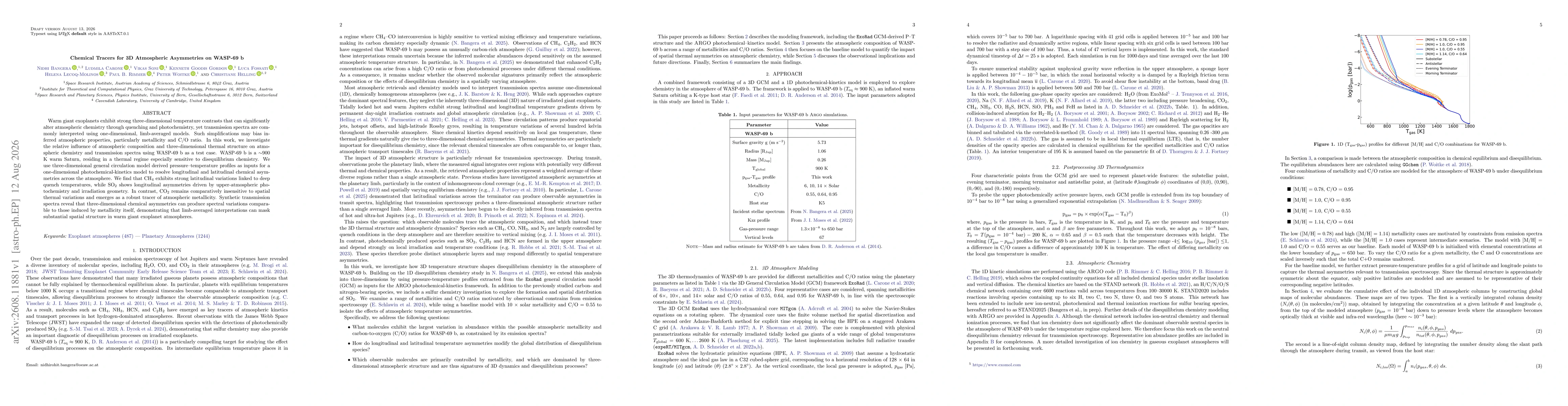 Thumbnail for Chemical Tracers for 3D Atmospheric Asymmetries on WASP-69 b