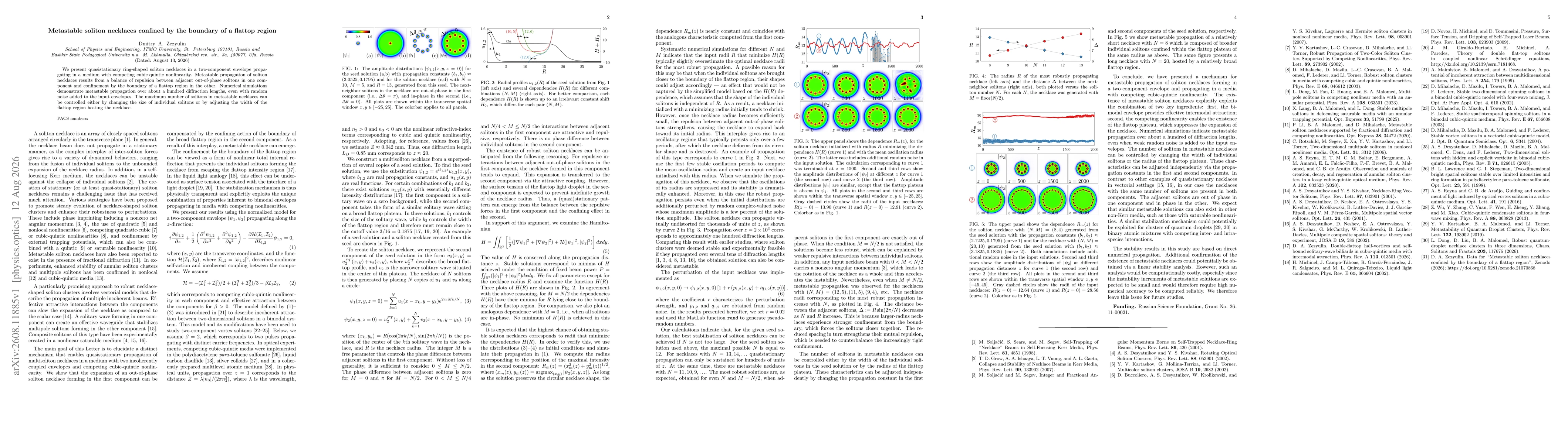 Thumbnail for Metastable soliton necklaces confined by the boundary of a flattop region