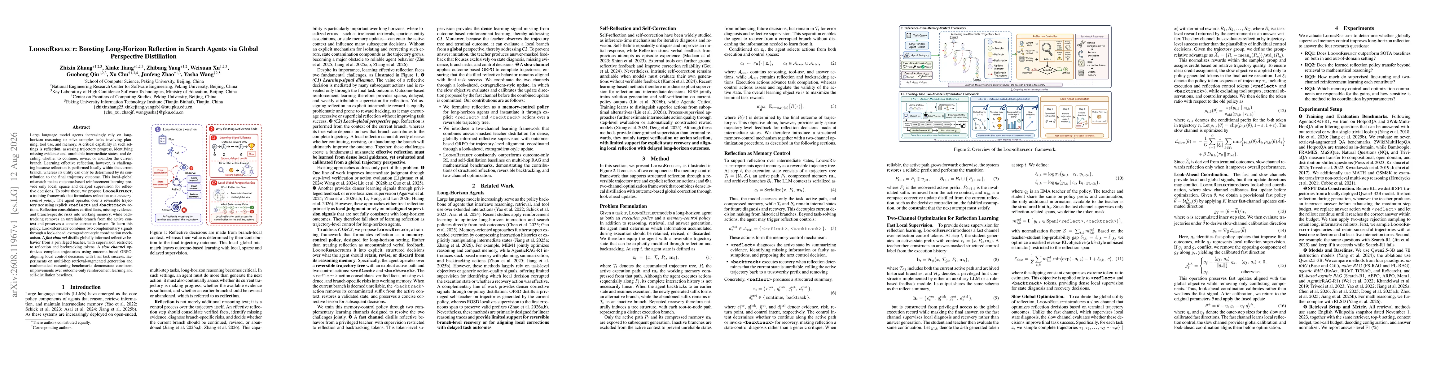 Thumbnail for LoongReflect: Boosting Long-Horizon Reflection in Search Agents via Global Perspective Distillation